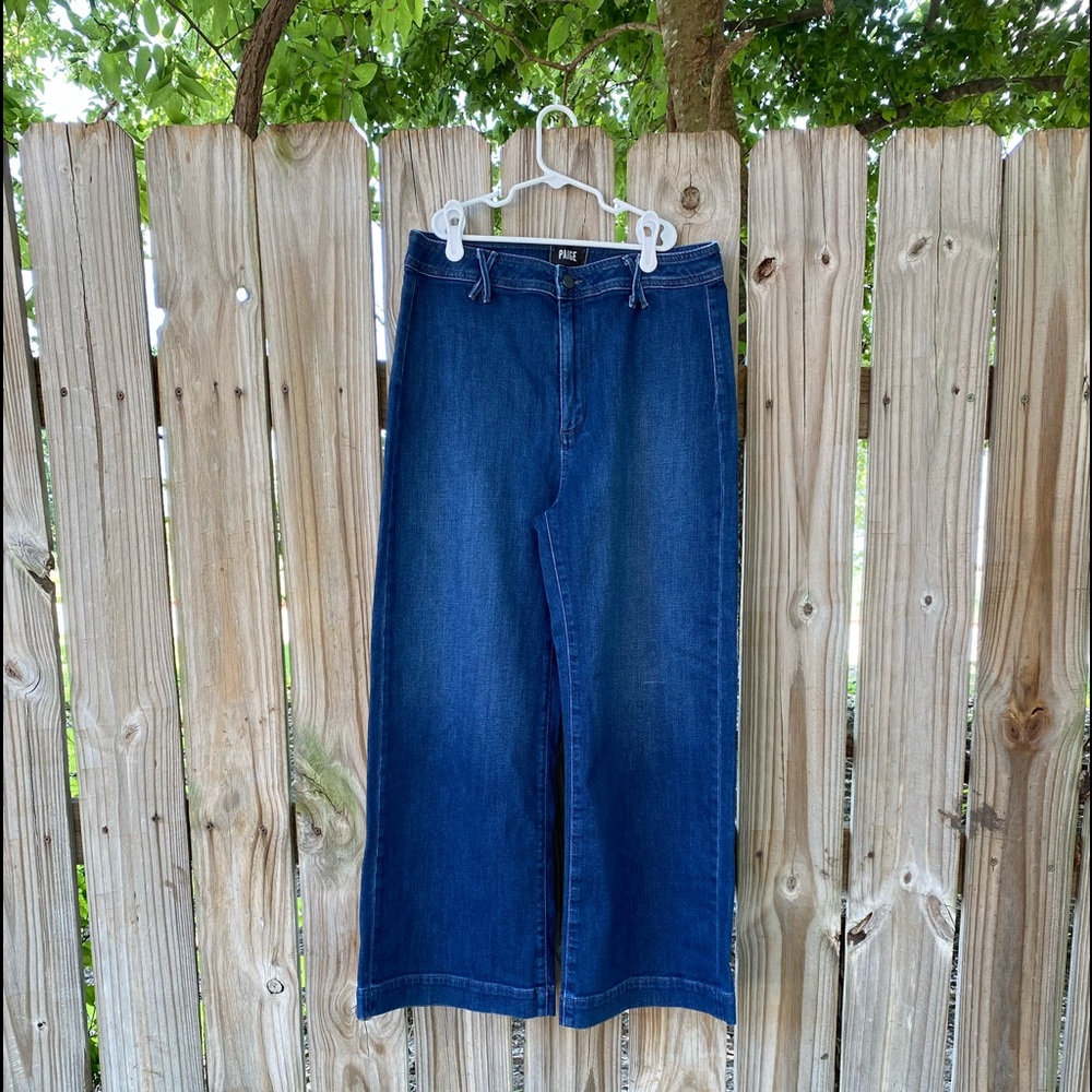 Paige wide leg jeans